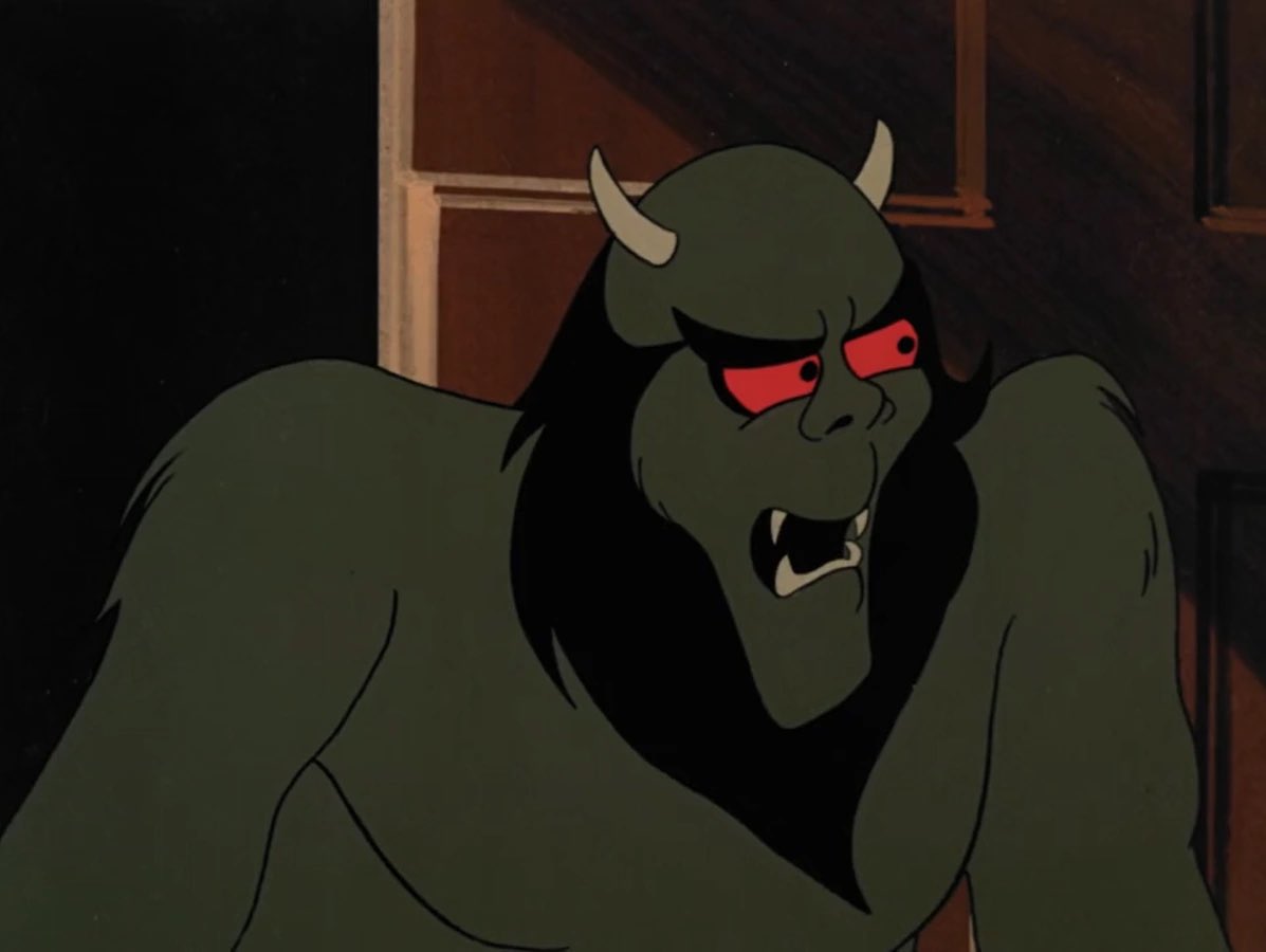 ScoobyandCam's tweet photo. Today’s #MonsterMonday goes to the Shadow Creature. This villain appeared in episode 12, season 1 of “Scooby-Doo and Scrappy-Doo" titled “The Ghoul, the Bat and the Ugly”.
What did you think of this villain???
#ScoobyDoo #ScrappyDoo #MonsterMonday #ShadowCreature https://t.co/d6X6mk7450