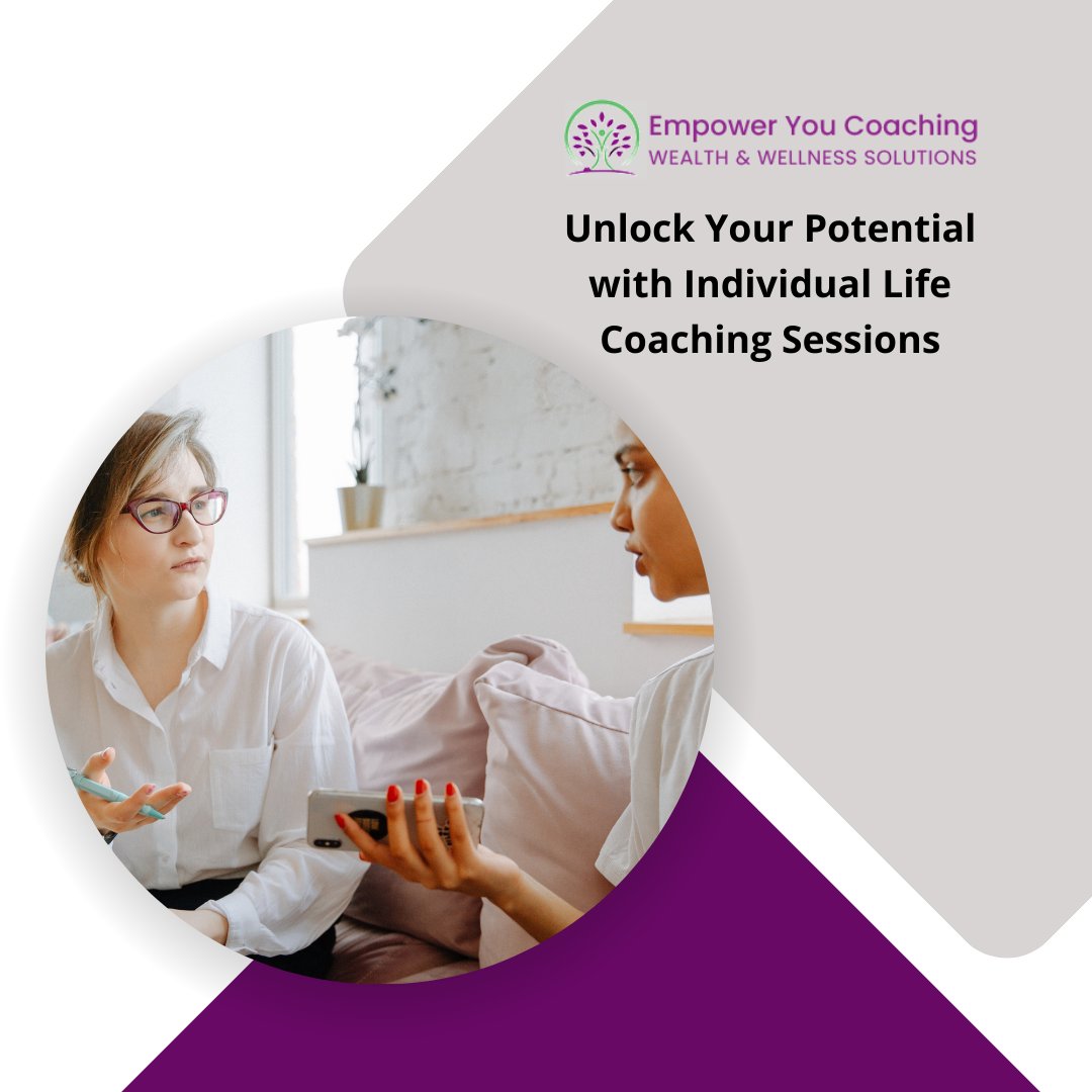 Ready to transform your life? Our individual life coaching sessions are designed to empower you on your personal journey of growth and self-discovery. 

#LifeTransformation #PersonalGrowth #LifeCoaching #SelfDiscovery #UnlockPotential