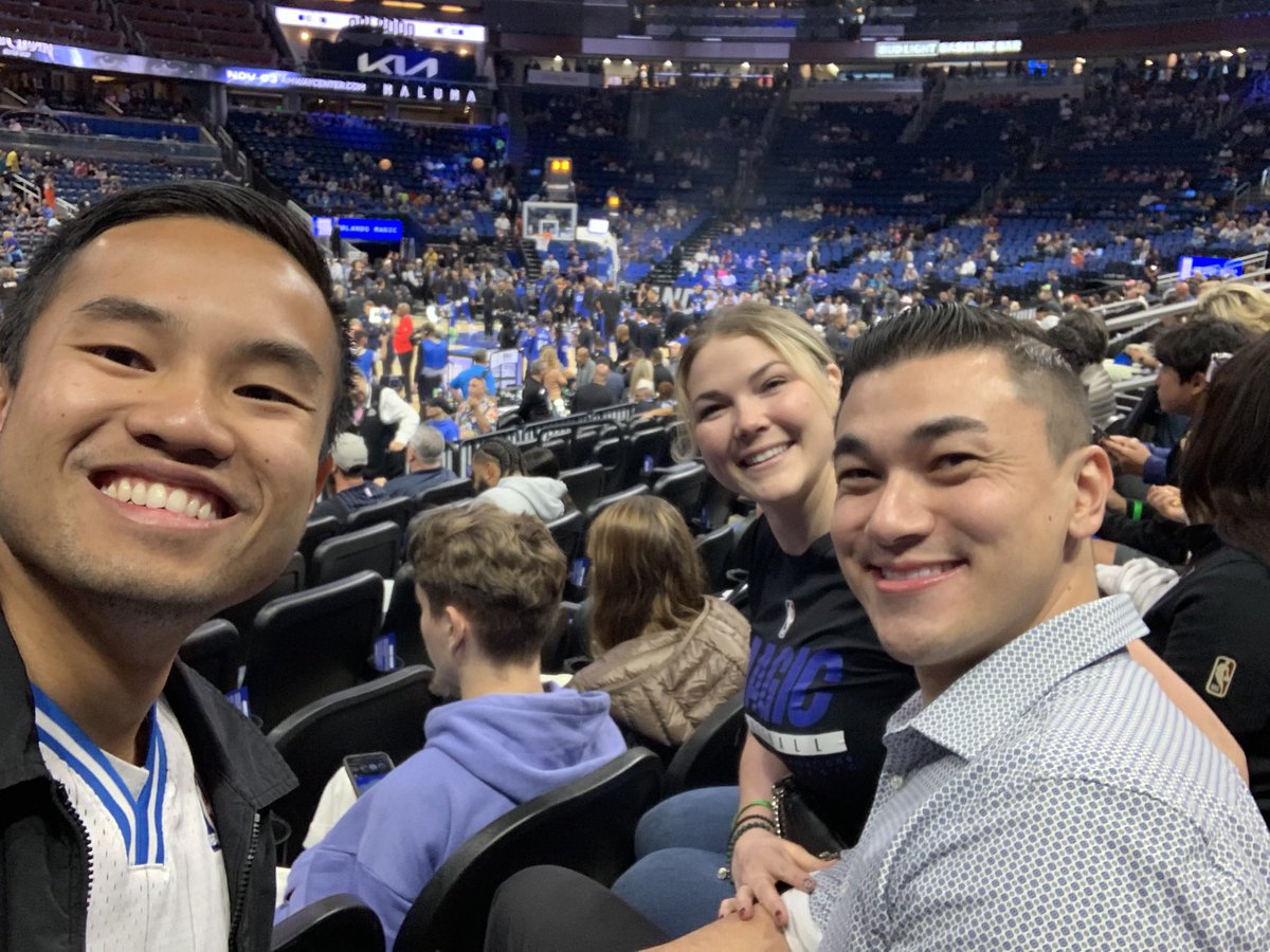 Ortho Rotation Recap 4/4:

I finished out the journey with an awesome month at <a href="/AdventHealthCFL/">AdventHealth Central Florida</a> &amp; <a href="/RothmanOrtho/">Rothman Orthopaedics</a> FL in Orlando! I met some of the most intelligent and kind mentors and teachers, and I even got to have some fun at an Orlando Magic game thanks to the great <a href="/LukeOhMD/">Luke S. Oh, MD</a>!