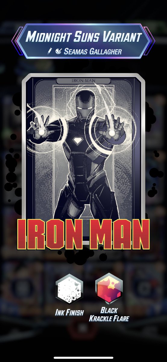 Matt_Packowski's tweet photo. @lil_robitussin1 @MARVELSNAP First inked-Kirby. What border we going with on this, legendary or ultra? https://t.co/Cet52cQn3G