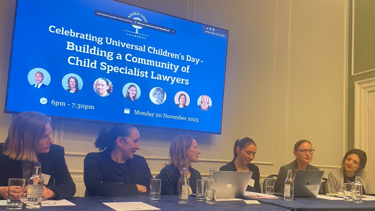 @_lesliethomas @Justforkidslaw @mediate_kate ⚡Our second panel discuss the role of specialist lawyers for children - Shauneen Lambe (@ShauneenLambe) (@YJLCUK), Aika Stephenson (@Justforkidslaw), chair: Kate Aubrey-Johnson (@mediate_kate), Elena Papamichael (@ElenaPapamicha3), Dr Laura Janes (@LauraJanes_UK) & @MelStooks.