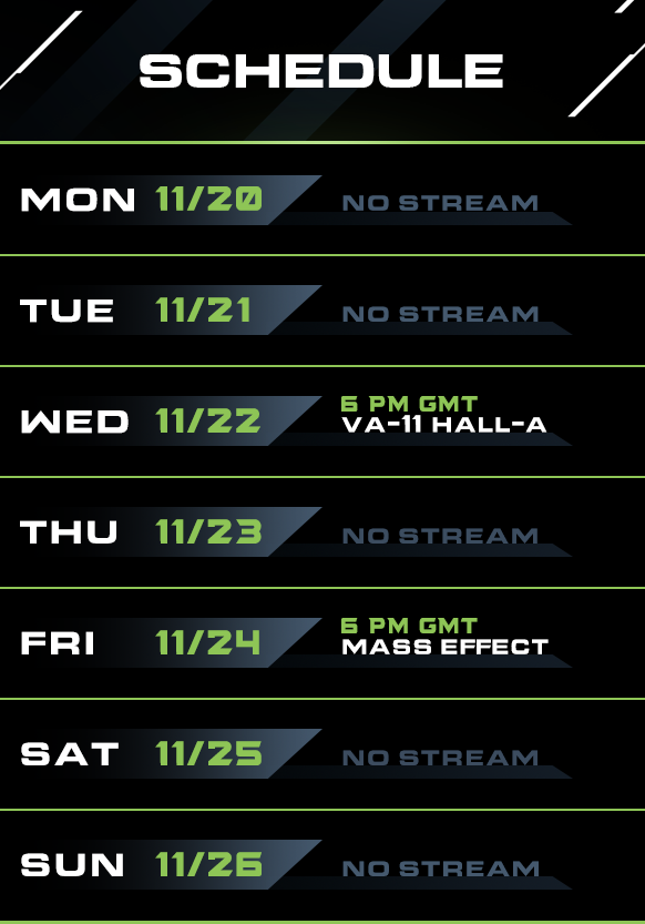 HexCroft's tweet photo. Here is my streaming schedule for week 47!  

#PNGTubers #PNGTuber #StreamingSchedule https://t.co/vDEsTHrc9d