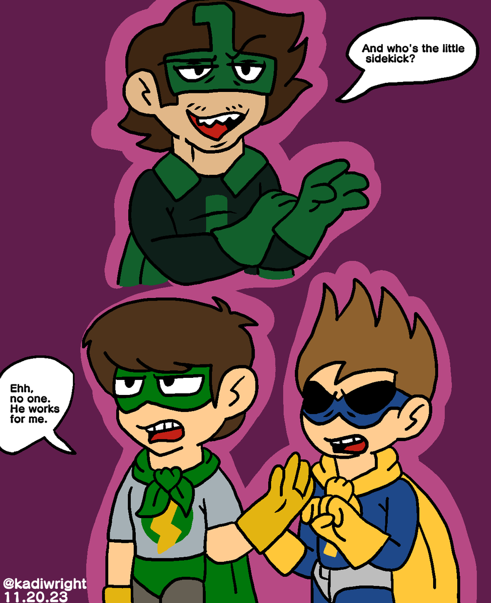 KadiWright3's tweet photo. Two against Uno
#eddsworld #eddsworldfanart #comic #poweredd #apathyman #numerouno https://t.co/mmiWOlA0OY