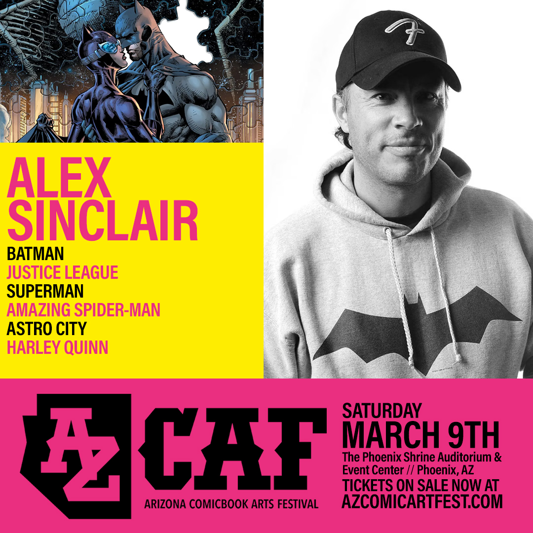 azcomicartsfest's tweet photo. We are thrilled to have one of comic's most decorated and prolific colorists, @Sinccolor, join us for the 2nd Annual Arizona Comicbook Arts Festival! Tickets on sale now, visit the link in our bio for more information. #comics #comiccolorists #comiccons #dccomics #marvelcomics https://t.co/qndufTtfM4
