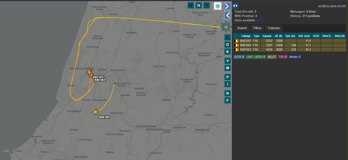 Lp_adsb's tweet photo. 🇧🇪Belgian Air Force
Depois da visita a Monte Real do A-400 na passada semana, já se adivinhava a "invasão dos F-16 Belgas" nos registos diários.
F-16:
BAF501 #44F166
BAF502 #44F0C9
BAF503 #44F124
BAF511 #44F183
BAF512 #44F186
BAF513 #44F1A1
BAF514 #44F1A4 https://t.co/QNMyyf27bT