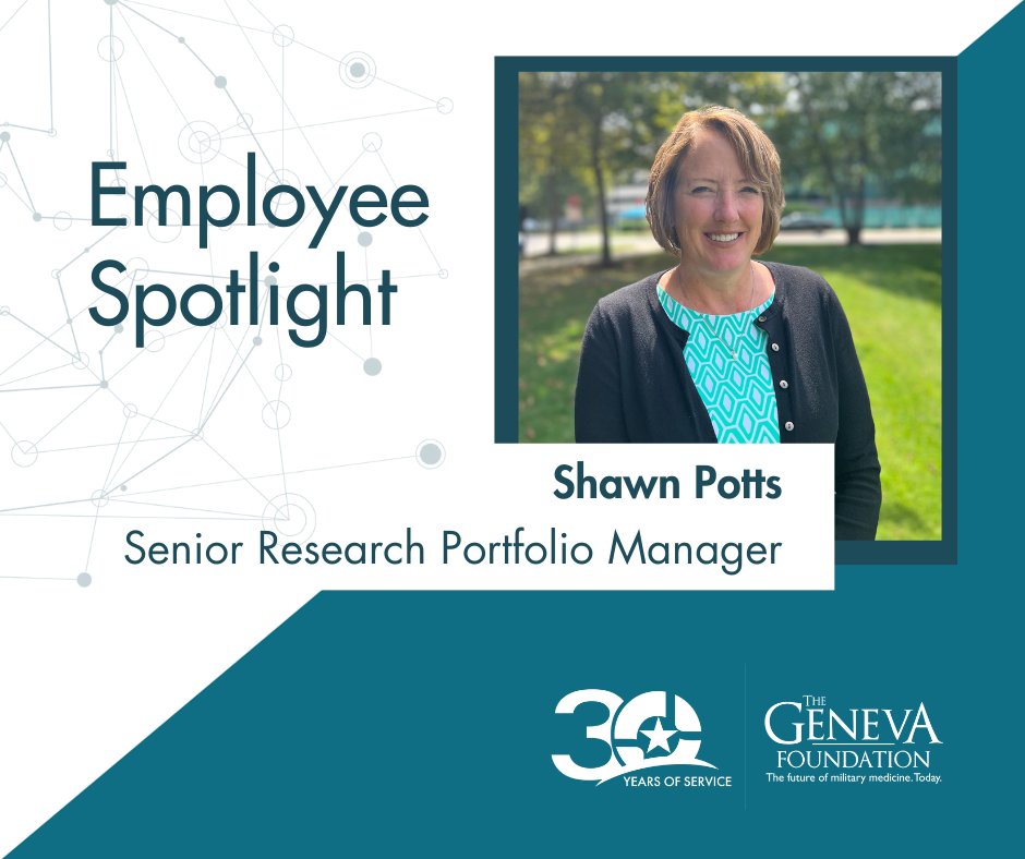 genevaUSA's tweet image. We are thankful for our incredible employees and the hard work they put in every day to make this organization a success! Today we want to highlight Senior Research Portfolio Manager Shawn Potts who has been with Geneva for 8.5 years!

#MilMed #TeamGeneva #30YearsOfService