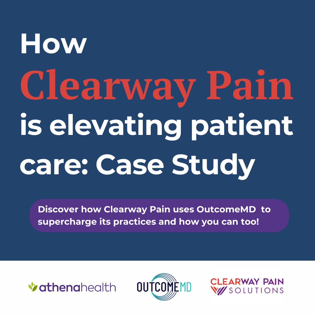OutcomeMD's tweet photo. Discover how Clearway Pain is elevating patient care, harnessing data-driven insights and propelling business expansion with the power of OutcomeMD.

Read more about it here:
https://t.co/l9MtYApQlU https://t.co/RjChdzOQhY
