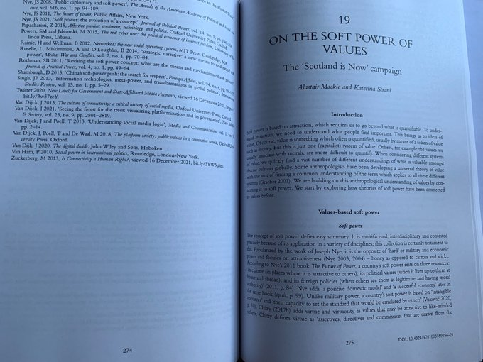 Heriot-Watt IRC (@hw_irc) on Twitter photo Still time to register for tomorrow's #book #launch!
The Routledge #handbook of #SoftPower
Featuring our @asbmackie and <a href="/KaterinaStrani/">Katerina Strani</a> with a #chapter ‘On the #soft #power of #values: The #ScotlandisNow #campaign’ <a href="/routledgebooks/">Routledge Books</a>
event.mq.edu.au/routledge-hand… Still time to register for tomorrow's #book #launch!
The Routledge #handbook of #SoftPower
Featuring our @asbmackie and <a href="/KaterinaStrani/">Katerina Strani</a> with a #chapter ‘On the #soft #power of #values: The #ScotlandisNow #campaign’ <a href="/routledgebooks/">Routledge Books</a>
event.mq.edu.au/routledge-hand…