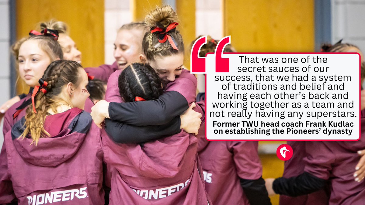 TWU has been a fixture at the top of the Division II and USAG standings for the last 30 years. <a href="/TiaReid65/">Tia</a> learned from the Pioneers' past and present coaches about how they built a dynasty deep in the heart of Texas. #NCAAgym

📖👉buff.ly/479ZS7F
