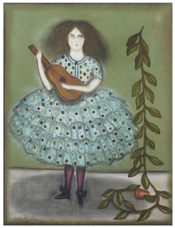 Girl with Guitar
pastel and plastic gems on paper
#Pintura #Arte #ArteContwmporaneo #Coahuila #painting #contemporaryart #JulioGalan