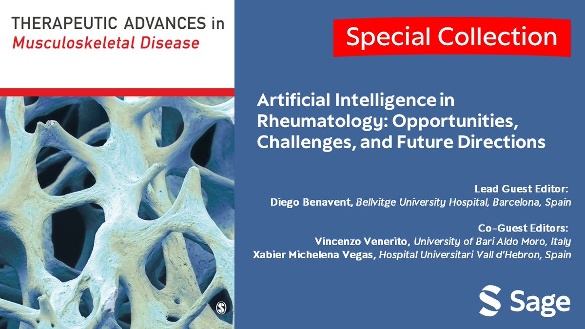 Therapeutic Advances in Musculoskeletal Disease tweet media