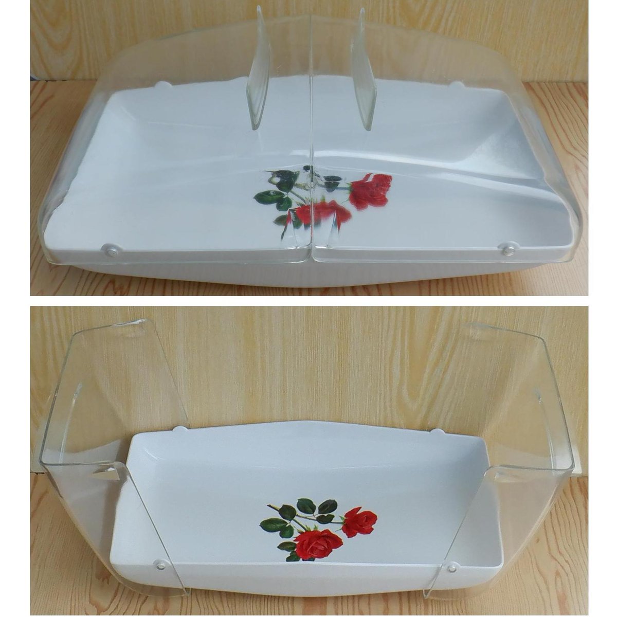 EverRotating's tweet photo. A vintage 1960's Dialene Better-Maid lidded cake/buns/pastry serving tray.πΉ
π https://t.co/BSBUavDVov
#Vintage #FollowVintage #VintageHome #CakeOClock #eBay https://t.co/ymcuxTx25l