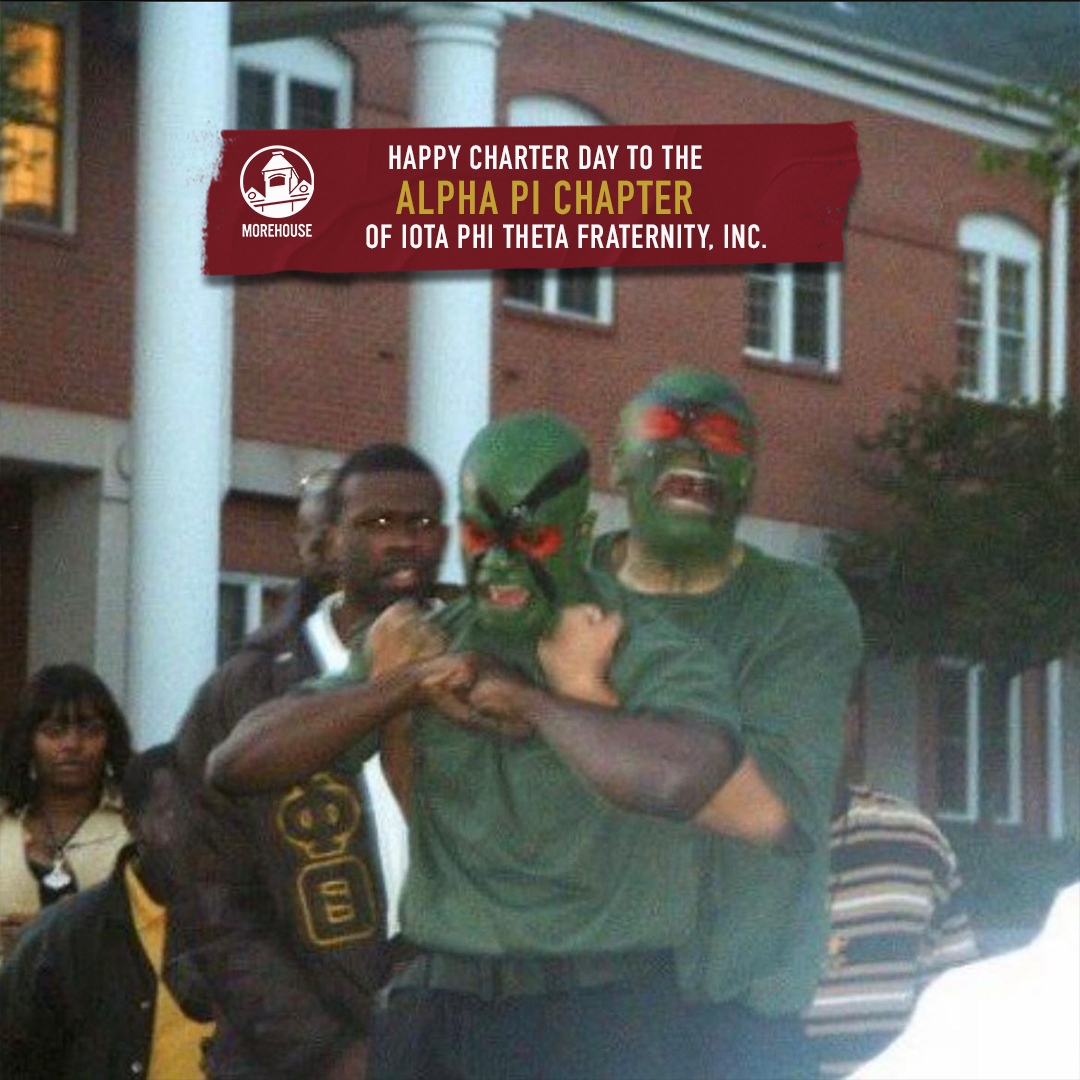 Morehouse's tweet image. Chartered November 20, 1981, the “Do or Die” Alpha Pi Chapter of Iota Phi Theta Fraternity, Inc. (@morehouseiotas) celebrates 42 years of scholarship, citizenship, and leadership! 🌟

#IotaPhiTheta #AlphaPi #Morehouse #MorehouseCollege #MorehouseMen