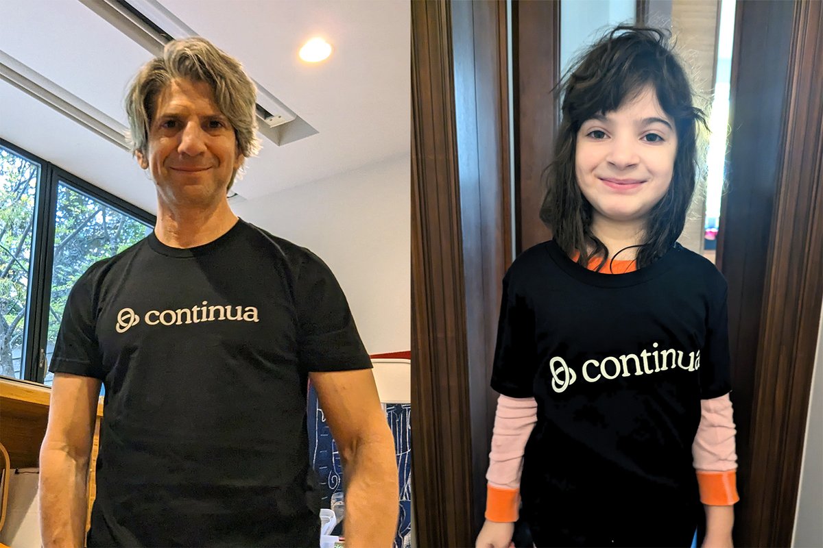 We are hiring for ML roles at Continua (@ContinuaAI)! Join our small AI startup and help bring our vision of personal agents to the world. continua.ai/careers Work with our small team (continua.ai/team) and have an outsized level of impact and autonomy. 🧵1/2