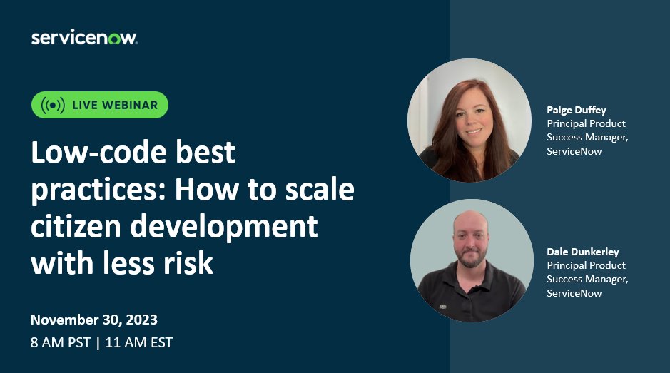 mlbelvin's tweet photo. Empower your entire team with low-code development and learn best practices! https://t.co/tE6rKaXtqy https://t.co/IalNTbuaLv