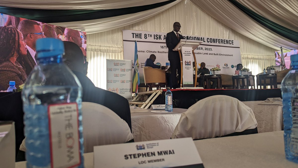 Steve Mwai (@engstevemwai) on Twitter photo It was great organising and attending the 2023 Africa Regional Conference of <a href="/isk_kenya/">The Institution of Surveyors of Kenya</a>.
This year's theme was: Climate Resilient Surveying for Sustainable Land and Built Environment.
#surveying #GIS #landsurveying #climatechange #ClimateAction It was great organising and attending the 2023 Africa Regional Conference of <a href="/isk_kenya/">The Institution of Surveyors of Kenya</a>.
This year's theme was: Climate Resilient Surveying for Sustainable Land and Built Environment.
#surveying #GIS #landsurveying #climatechange #ClimateAction