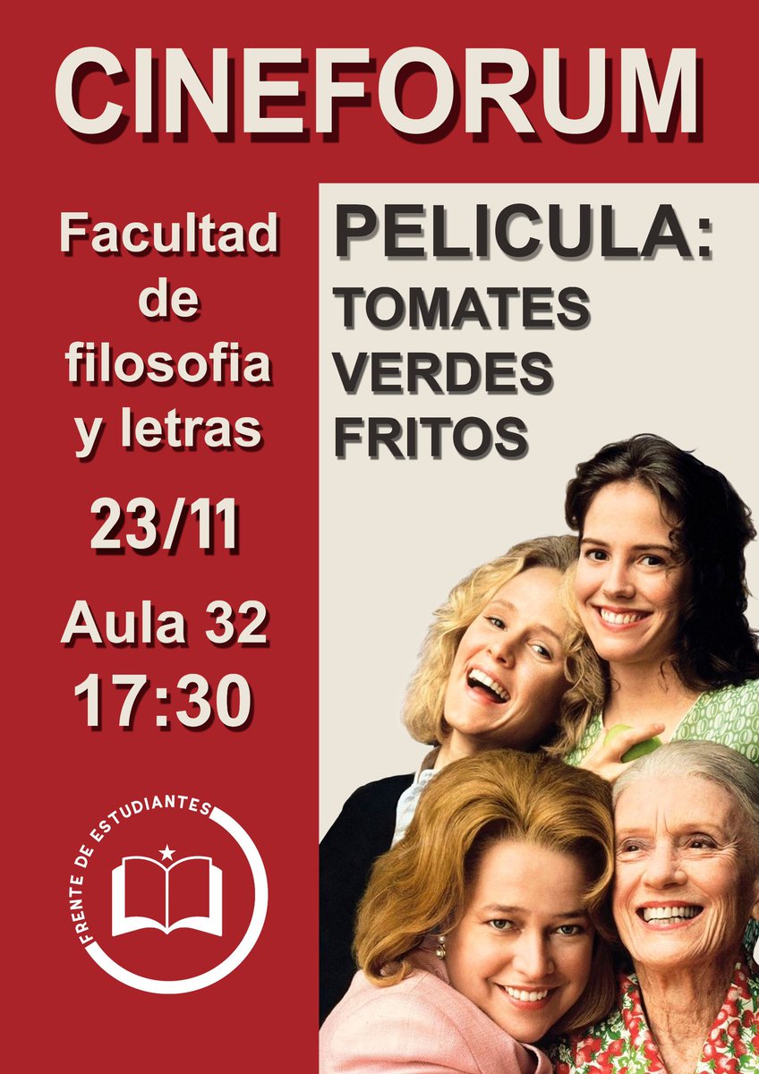 FdE_Granada's tweet photo. 📣Con motivo del 25N, desde el frente de estudiantes vamos a realizar cinefórums en las facultades de Filosofía y letras y de CCPP

¡Nos vemos allí! https://t.co/kfVCIMj0Xz