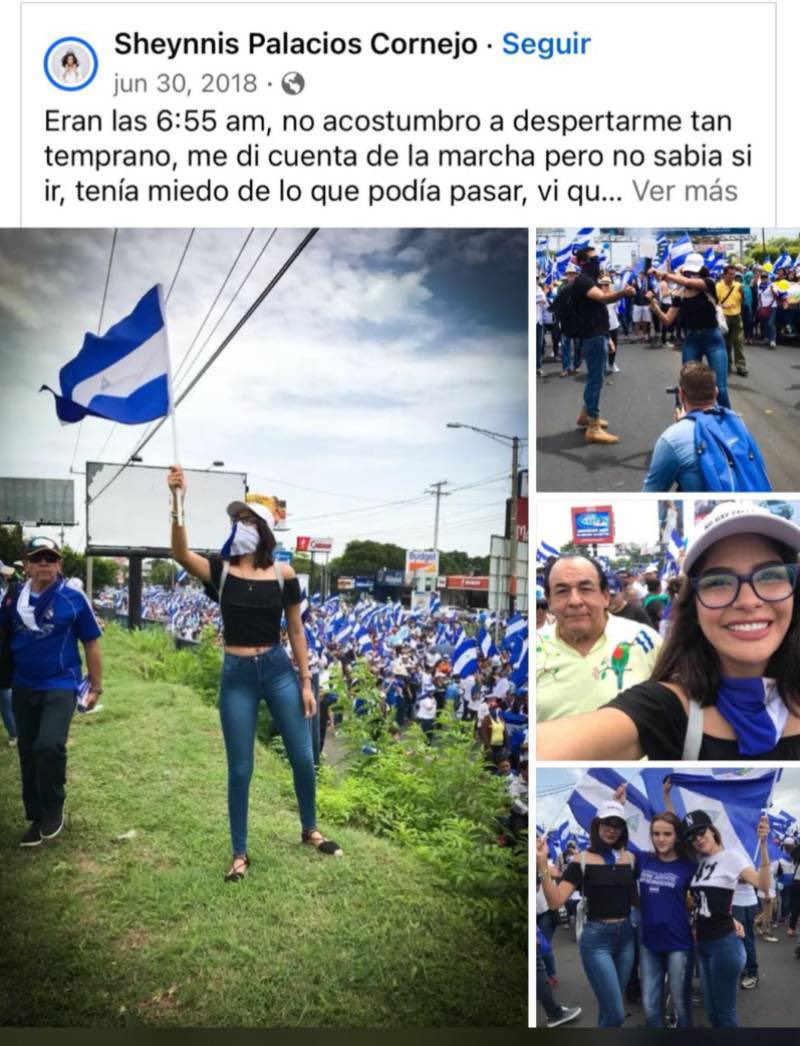 Roxy_Her90's tweet photo. Si una @MissUniverse sale a las calles para levantar la voz contra la dictadura de su país, porque los Salvadoreños no aprendemos de esta brillante mujer. https://t.co/mYLLnlsEVR