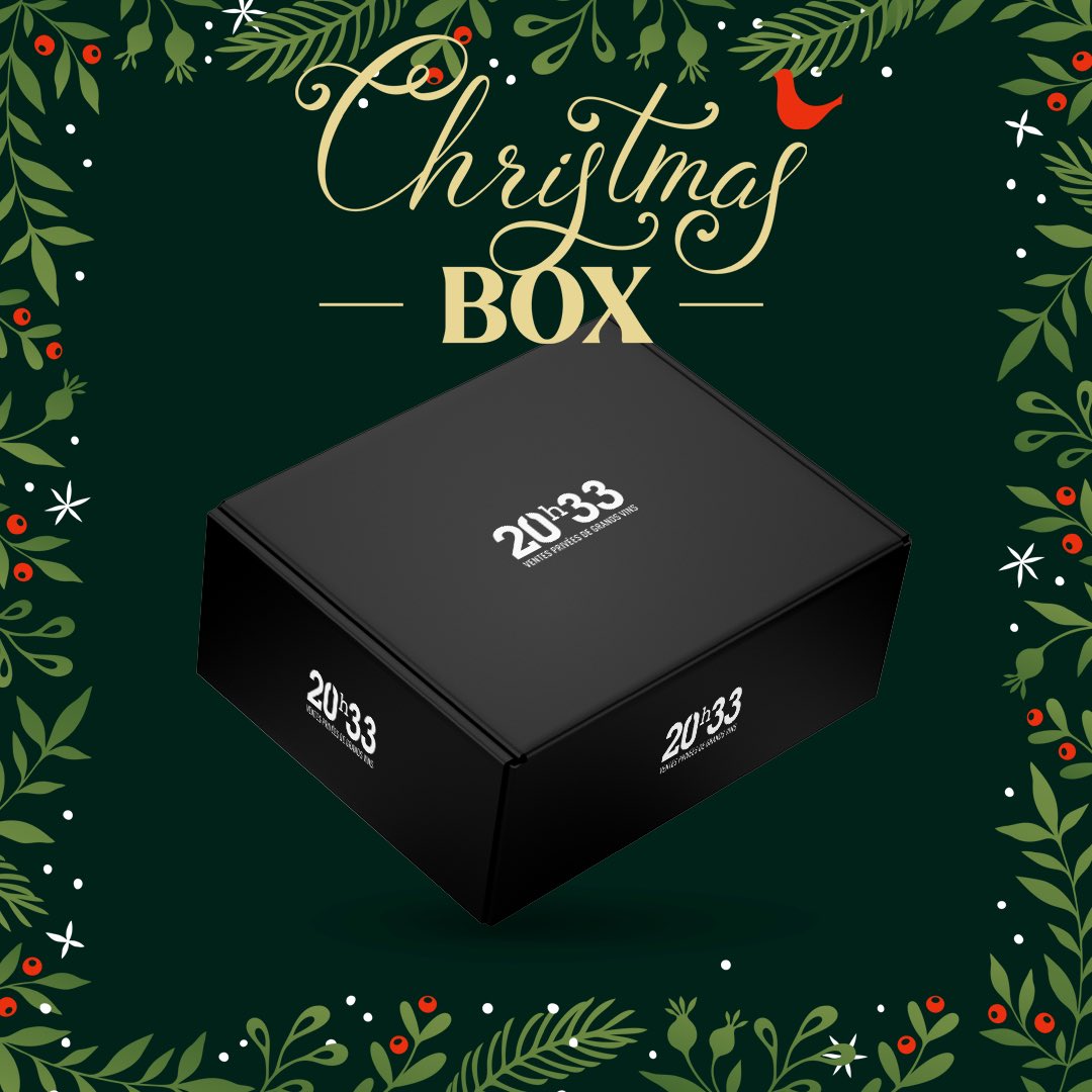 🎁𝐋𝐚 𝐂𝐡𝐫𝐢𝐬𝐭𝐦𝐚𝐬 𝐁𝐨𝐱 𝐛𝐲 𝟐𝟎𝐡𝟑𝟑🍷

Comme chaque année, <a href="/20h33/">20h33</a> est ravi de vous proposer sa désormais célèbre 𝐂𝐡𝐫𝐢𝐬𝐭𝐦𝐚𝐬 𝐁𝐨𝐱, écrin de 6 bouteilles à poser au pied du sapin 🎄
En réservation dès à présent sur 20h33.com ✨

#wine #Christmas