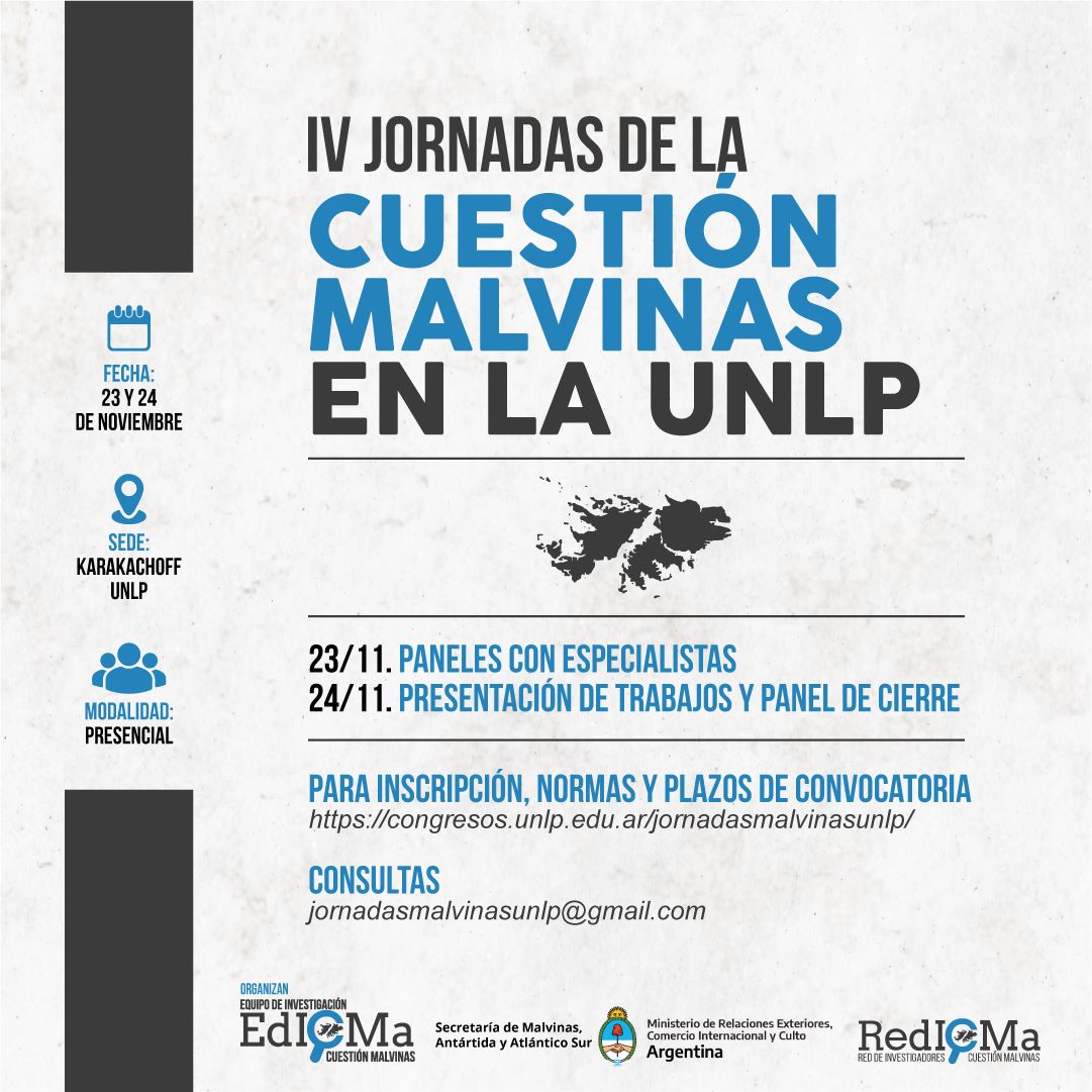 EdICMa1's tweet photo. En el día de la Soberanía Nacional, te invitamos a participar de este evento malvinero en la UNLP 
A 40 años del retorno democrático y en la difícil encrucijada que atravesamos, estas Jornadas académicas serán también un espacio de encuentro y de defensa colectiva de la soberanía https://t.co/2HPIrAfGDI
