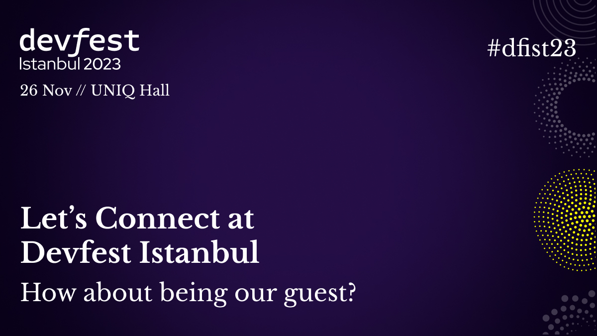 adyngom's tweet image. Thrilled to be a part of DevFest Istanbul Nov 26th 2023! Excited to share my insights on:
Hacking your conference and travel with AI
with a global audience. See you there! #dfist23 #Angular #PalmAPI #GoogleCloud 
devfest.istanbul