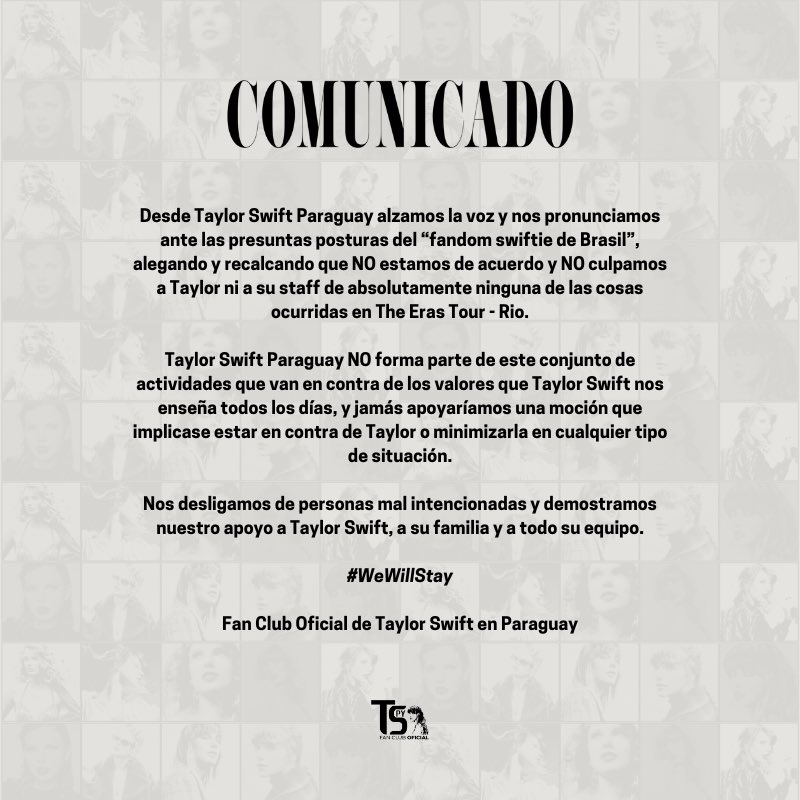 Taylor Swift Paraguay | Fan Club tweet media