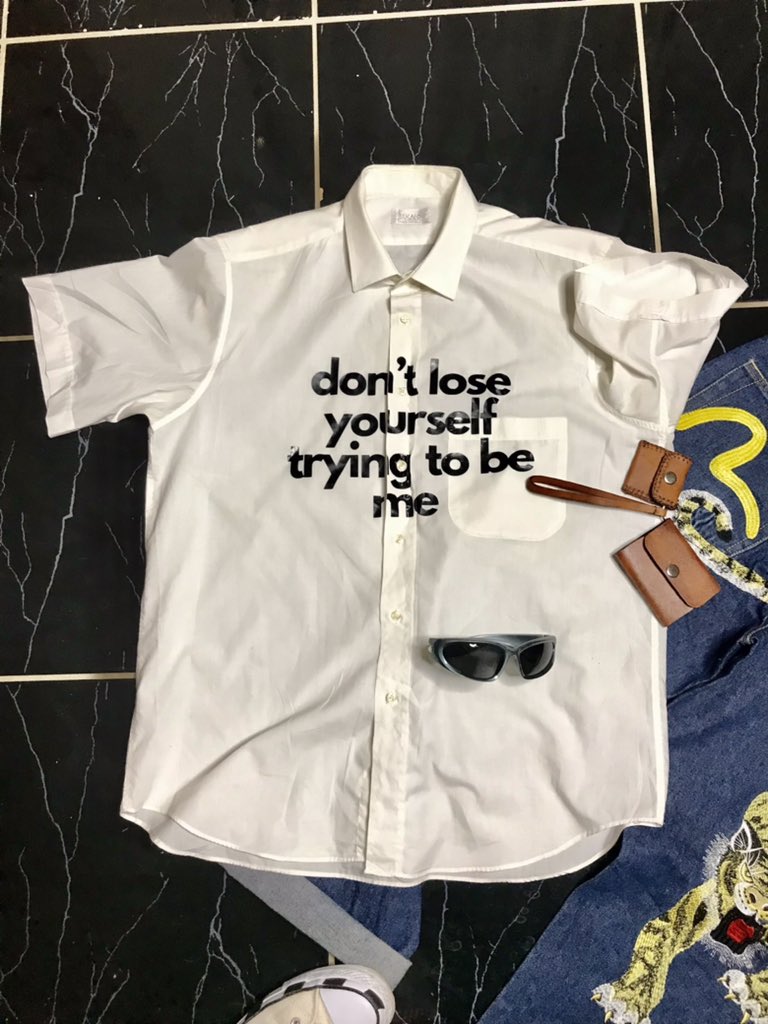Skeifwhatever's tweet photo. ⬇️🛍🔥
Shirt-M200.00
Pants-M450.00 W34
Glasses-M100.00
Leather Wallet-M250.00 https://t.co/uwFpYl8046