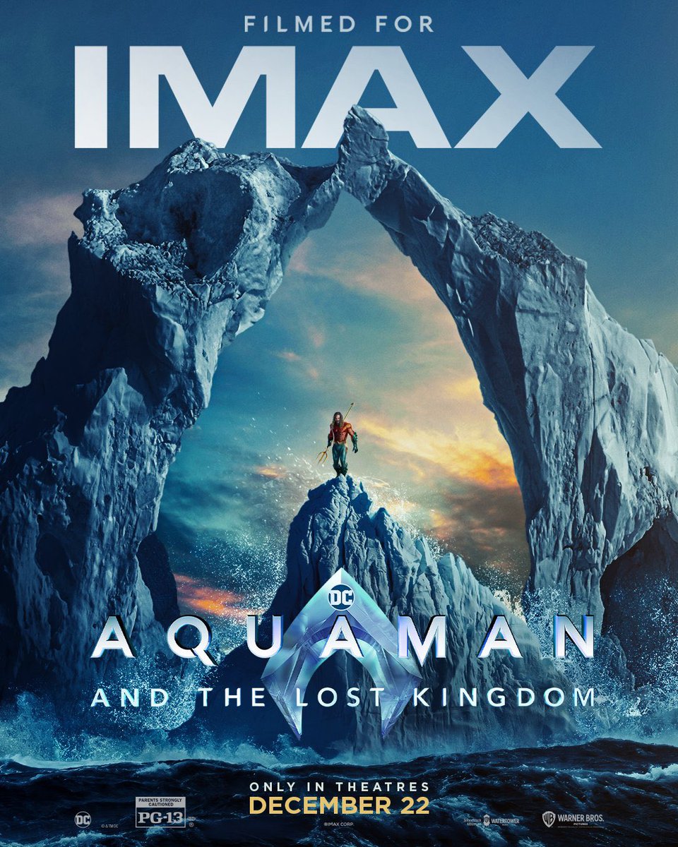 #Aquaman ganha posters especiais para salas SCREEN X e IMAX