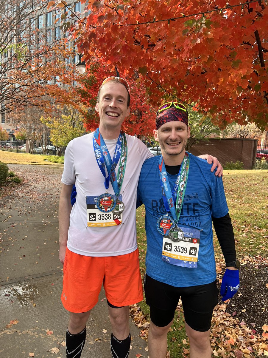 sether00ski's tweet photo. #MedalMonday #RT66Run
half marathon #31 102nd overall and 1:37 to finish the fall campaign 🍁
Tulsa - a pre-Thanksgiving tradition #RunnerBliss #runchat https://t.co/5vgEabV9d1