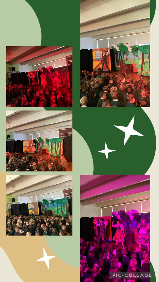 Thanks to @MandMTheatrical for another great pantomime this morning! Back-to-back shows of Jack and the Beanstalk to two packed halls and rave reviews! Thanks to our wonderful PTA for paying for this experience for all children again.