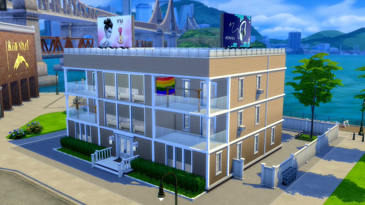 scottru1993's tweet photo. San Myshuno apartments. This building boasts 6 liveable units and a laundry room. All decorated with the basics. Available from the gallery now: ID: scottru1993. More below. 💚
@TheSims @SimsCreatorsCom @oshinsims_ @RachelPedd #TheSims4ForRent #ShowUsYourBuilds #Aparment https://t.co/uEqbm5wpnz