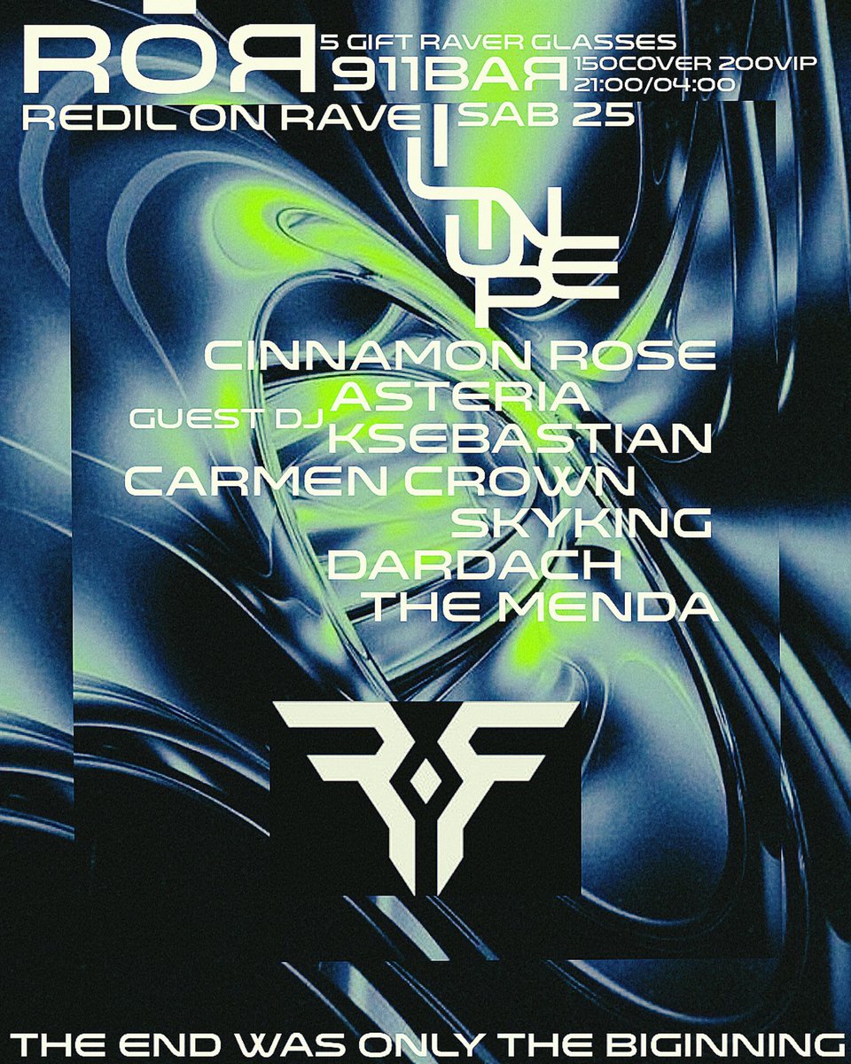 the_redil's tweet photo. Bueno se vienen cositas: R Ō R, esta vez con invitados de la escena en Holguín. Este sábado, 25; en el bar 911 de 21:00 a 04:001; el cover en  $150 y 200 el VIP 😈😈😈 https://t.co/jPG78dl3Zu