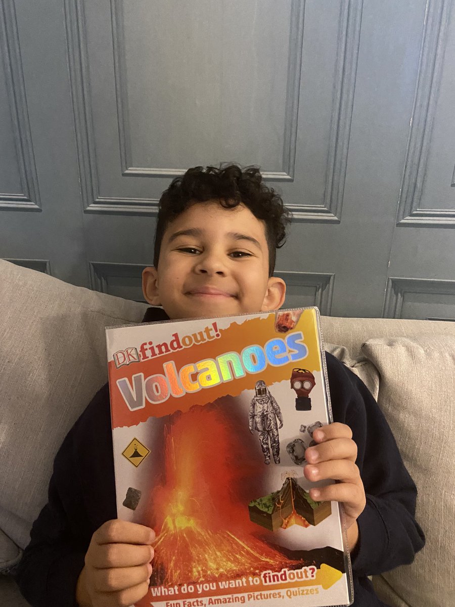 Letty_Pakenham's tweet photo. @ourladyoflourd1 #MrsDReadingChallenge L yr3, 4/7 (looks very much like the cover of Volcanoes &amp; other natural disasters but I guarantee it’s a different book!) over the past few days we’ve learnt about the different varieties of volcanoes and also how to stay safe! https://t.co/SKMnfkHllP