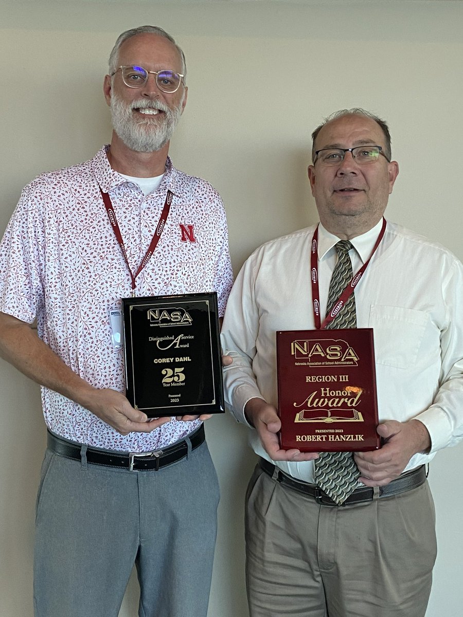 ESU 8 (@esu8) on Twitter photo Robert Hanzlik, Stuart Supt. received the Region III Honor Award & <a href="/iCoreyDahl/">Corey Dahl</a>, ESU 8 Administrator, the Distinguished Service Award (25 years). <a href="/NCSAToday/">NCSA Today</a> <a href="/NASBonline/">Nebraska Association of School Boards</a> Robert Hanzlik, Stuart Supt. received the Region III Honor Award & <a href="/iCoreyDahl/">Corey Dahl</a>, ESU 8 Administrator, the Distinguished Service Award (25 years). <a href="/NCSAToday/">NCSA Today</a> <a href="/NASBonline/">Nebraska Association of School Boards</a>