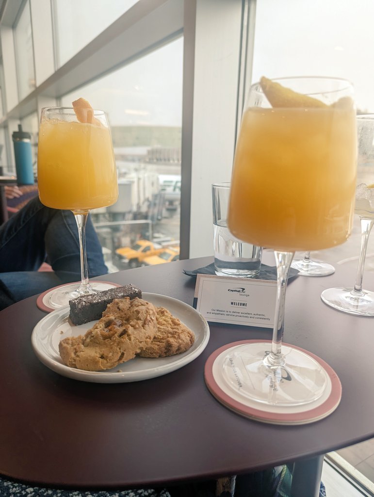 When flight delays hit.... <a href="/CapitalOne/">Capital One</a> Lounge in <a href="/DENAirport/">Denver Int'l Airport</a>