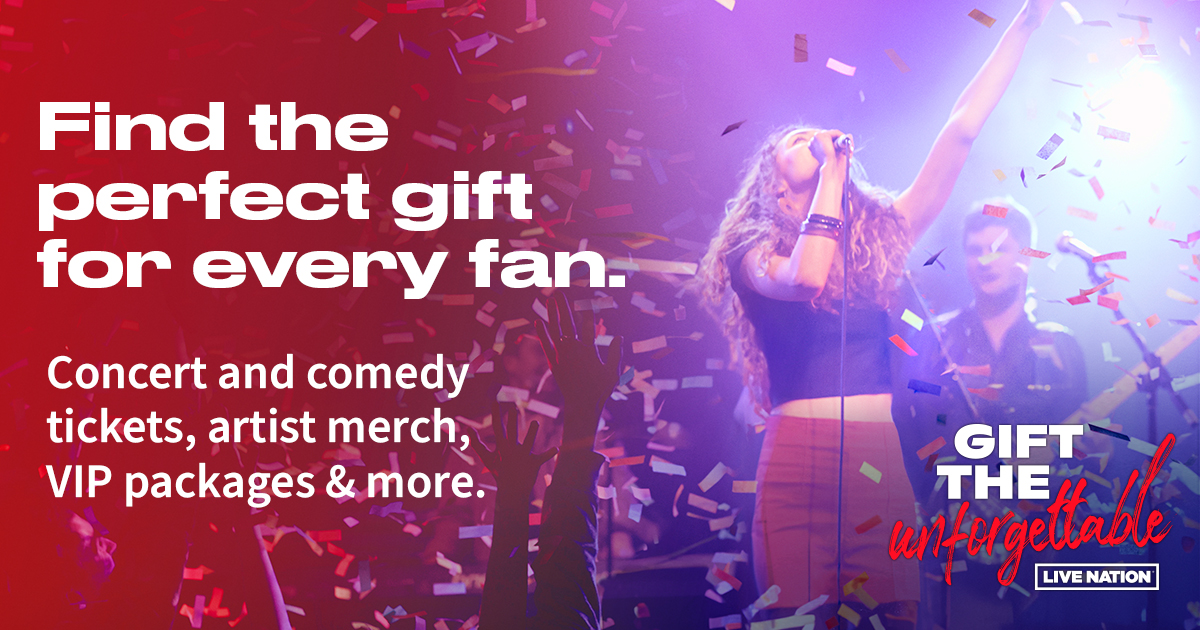 This holiday, ask for concert and comedy tickets! Browse through our website and create your wishlist to get what you really want. It’s easy!

It’s never been easier to get what you really want. Help your loved ones Gift the Unforgettable and spend time with your CMH Family! 💚🖤