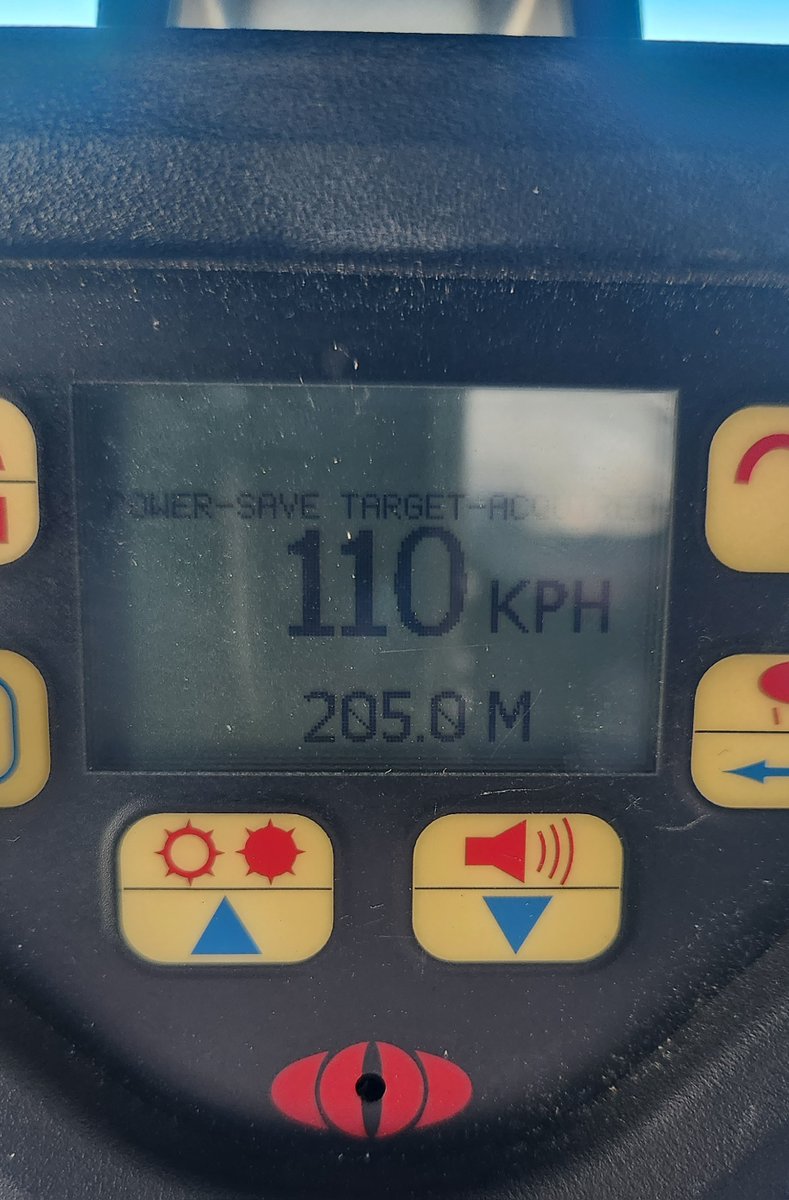 Today, our Traffic Officer stopped a motorist who was travelling 110 km/h in a 60 km/h zone on Airport Road. The driver had their license suspended for 30 days and their vehicle impounded for 14. Keep others safe and keep your car and license -- drive safely and don't speed.