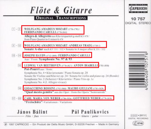MozartCircle's tweet photo. #ClassicalGuitarHistory
Discover the importance of 
#Mozartianism &amp; #Haydnism for the main 18thc/19thc first modern #GuitarVirtuosoComposers!
In this beautiful CD:
#Carulli original transcription of #Mozart &amp; #Haydn for guitar!
+ #Giuliani #Traeg #GWeber!

https://t.co/KzVkyBKdwF https://t.co/3BJH1jTVZT
