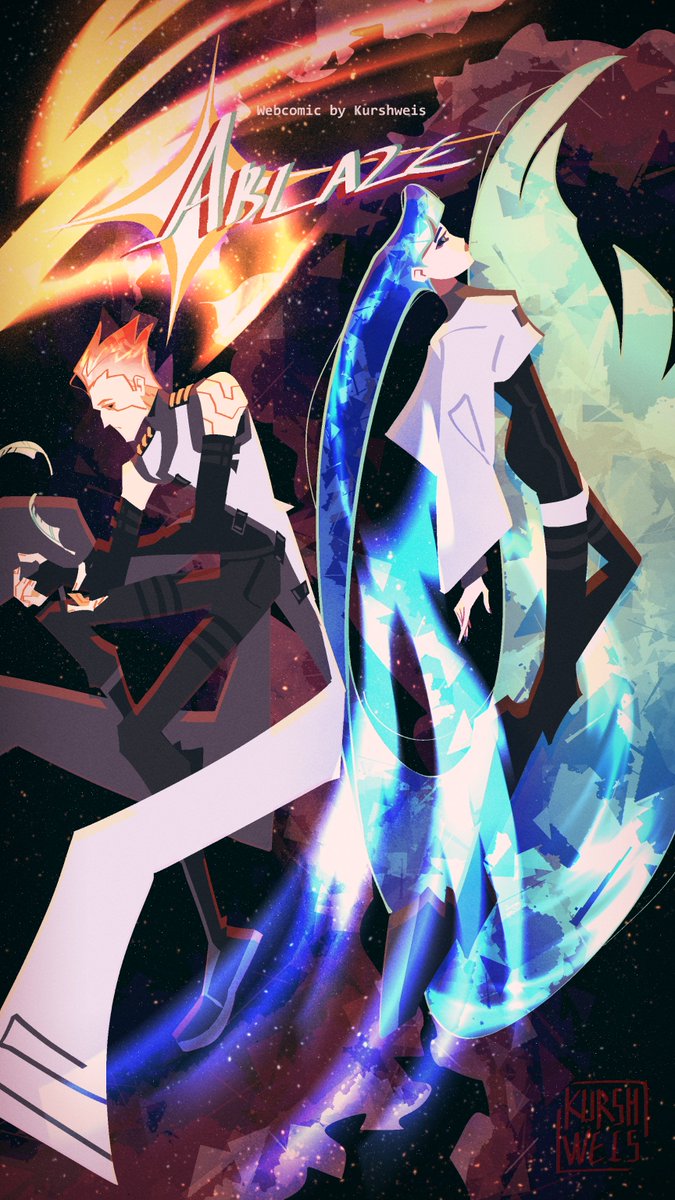 Coming back from the dead to announce that I sort of started a webtoon👍 The story follows my ocs I sometimes posted here and on my yt channel, you can read it here:
webtoons.com/en/canvas/abla…