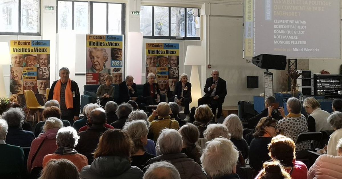 🔥 Rien pour les vieux sans les vieux : carton plein pour la première édition du contre salon des vieilles et des vieux. Près de 2000 personnes ont répondu présent. Ils étaient 200 au lancement du @Cnav_Demain en 2022 👉 buff.ly/46pUlbA