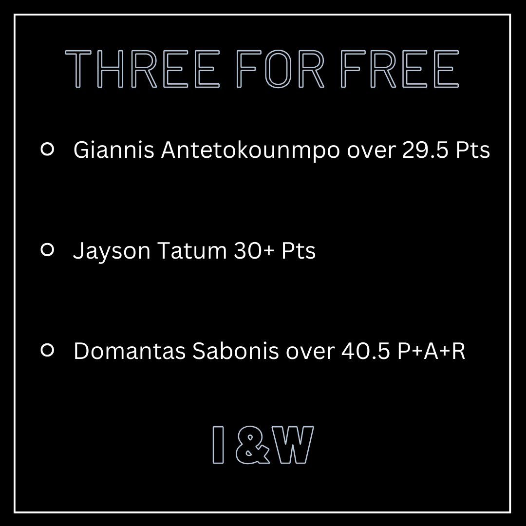 QuickEdgeBets's tweet photo. #NBA #ThreeForFree 

If I get 25 Likes+Comments+Retweets I'll release an additional 3 pick for tonight's MNF game! https://t.co/JfYEBBbpzc
