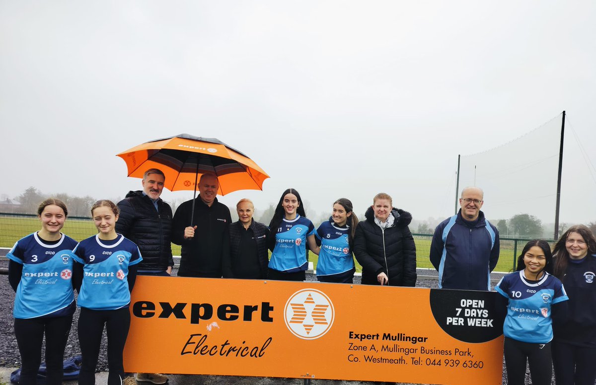 ExpertMullingar's tweet photo. Expert Mullingar are delighted to sponsor @shandonaghgaa Club Ladies Minor team. We visited the club on Saturday morning to unveil their new Jersey’s and our new signage. https://t.co/PN0f4agydH