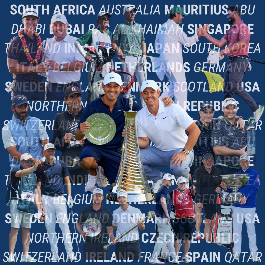 46 events. 29 countries visited. 39 winners. What a year 2023 has been. Congratulations @McIlroyRory & @haza136 for winning the R2D and to all the champions throughout the year 🏆 #CaddieWorld
