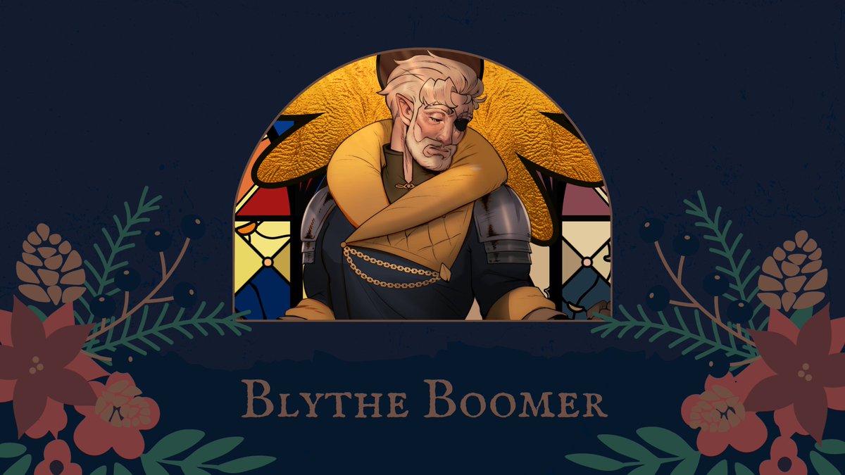 🌻<a href="/Floraison_Zine/">Floraison ✿ OCs and Flowers Zine</a>🌻
 Preview! My favorite paladin! Boomer!!!!!

It was really fun choosing his flower and working on the composition for this artwork. I'm excited to share the full piece soon 😊