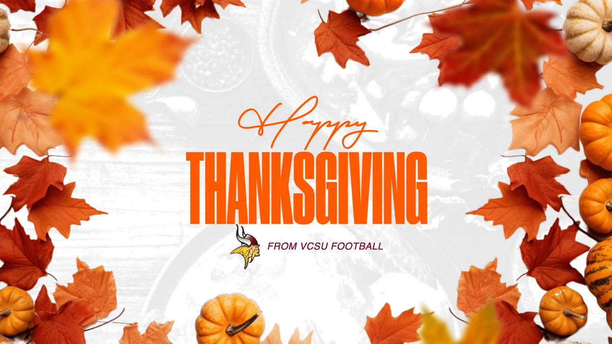 Happy Thanksgiving from Viking Football!