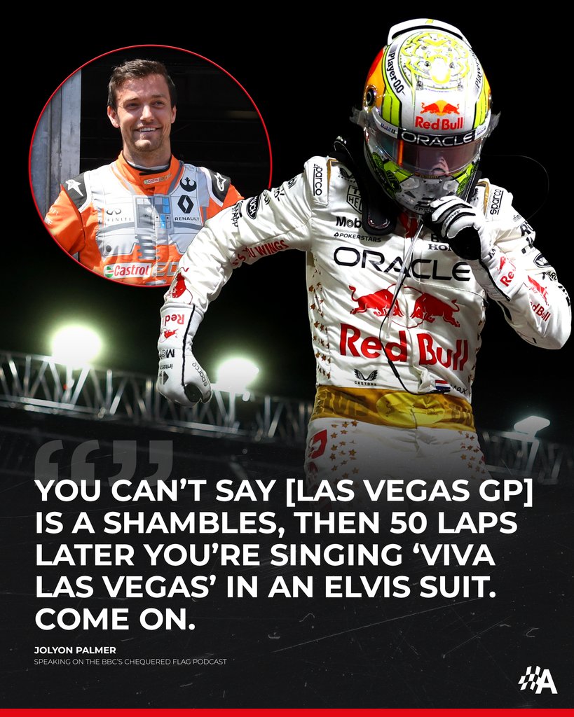 Jolyon Palmer didn't mince his words when speaking about Max Verstappen's attitude towards the #LasVegasGP 👀 Is he right? 🤔 #F1
