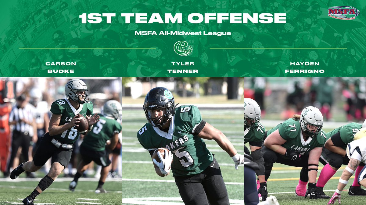 Roosevelt Lakers (@rooseveltlakers) on Twitter photo Representing the Lakers on the first-team offense is QB <a href="/carsonbudke/">Carson Budke</a>, RB <a href="/tenner_tyler5/">T-Weezy🐻🤞🏽🤎</a> and OL Hayden Ferrigno. Representing the Lakers on the first-team offense is QB <a href="/carsonbudke/">Carson Budke</a>, RB <a href="/tenner_tyler5/">T-Weezy🐻🤞🏽🤎</a> and OL Hayden Ferrigno.