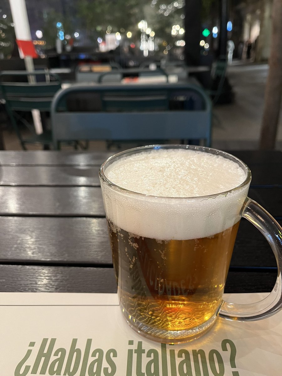 In Barcelona for the 3rd #SINPAIN meeting. Rude not to have a beer…