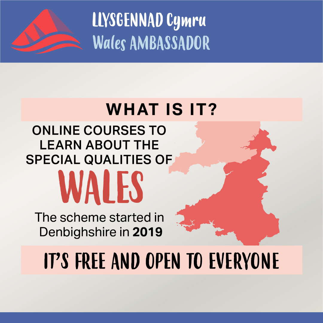 Mae'n #WythnosLlysgennad rhwng 20 a 26 Tachwedd. Dod yn Llysgennad Cymru heddiw. It's #AmbassadorWeek from 20-26 November. Become a Wales Ambassador today ➡️ llysgennad.cymru / ambassador.wales