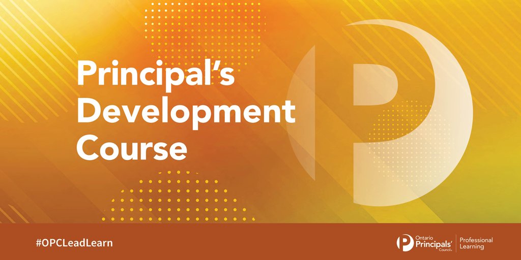 The Principal's Development Course (PDC) is offering Module 11: Leading the Special Education Program. 📝 Full subsidies are available to those eligible. Please visit our page for more information or to register! principals.ca/en/professiona… #OPCLeadLearn